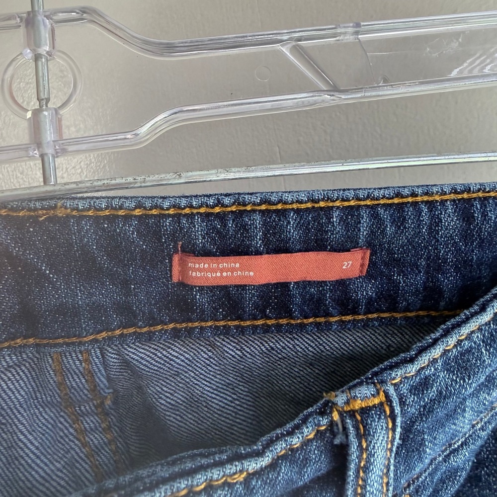 Pilcro and the Letterpress Womens Mid Rise Distressed Straight Leg Jeans Size 27 - Picture 5 of 11